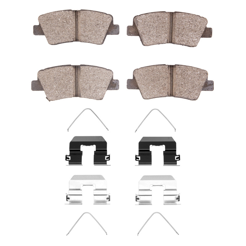 Hyundai Nexo Ceramic Brake Pads - Rear - R1 Concepts - R1 Ceramic Pads and Hardware Kit - `17-`25